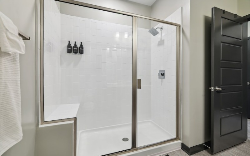 Modern Subway Tiled Shower